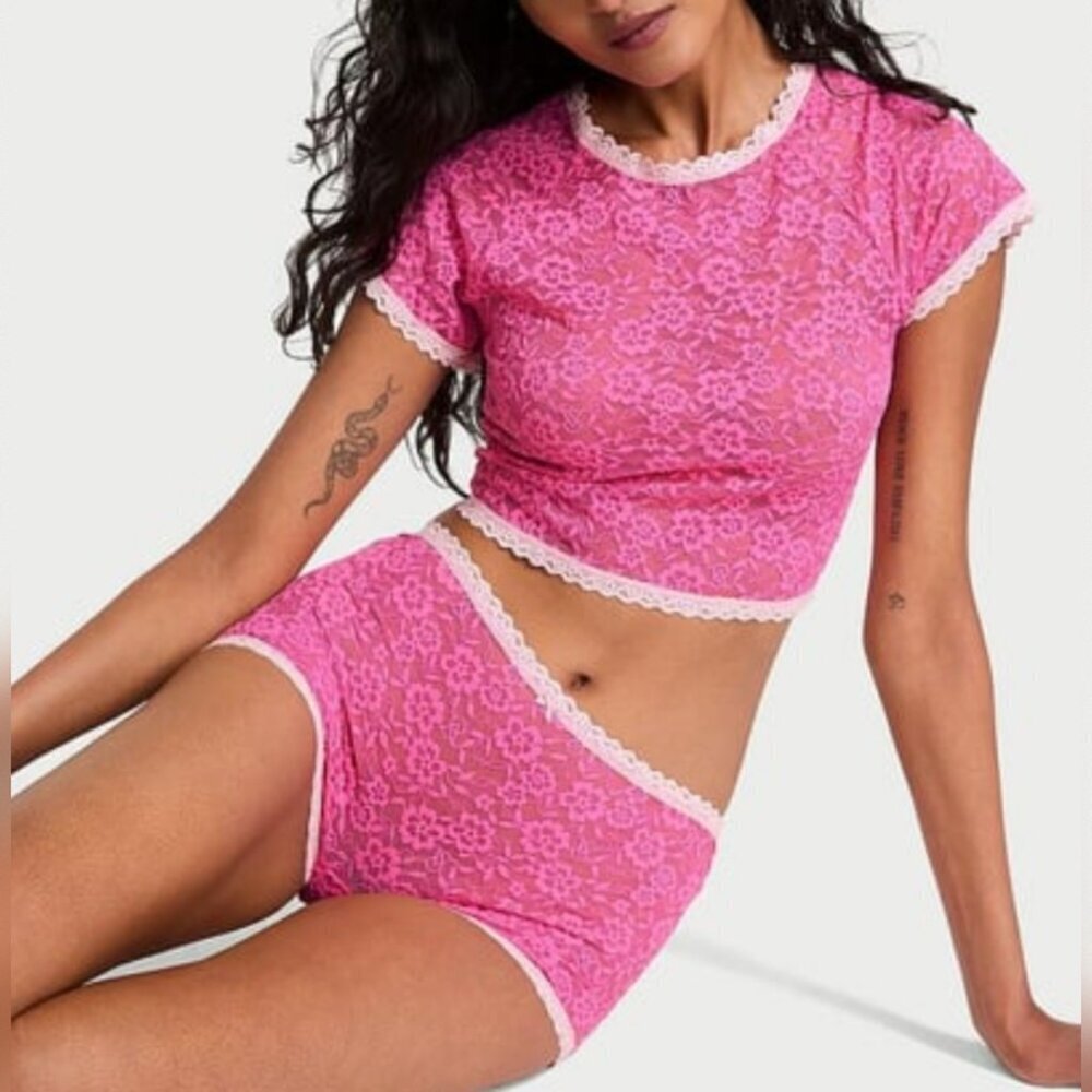 Victoria's Secret Tease Lacie Tee & Shorts Set XS